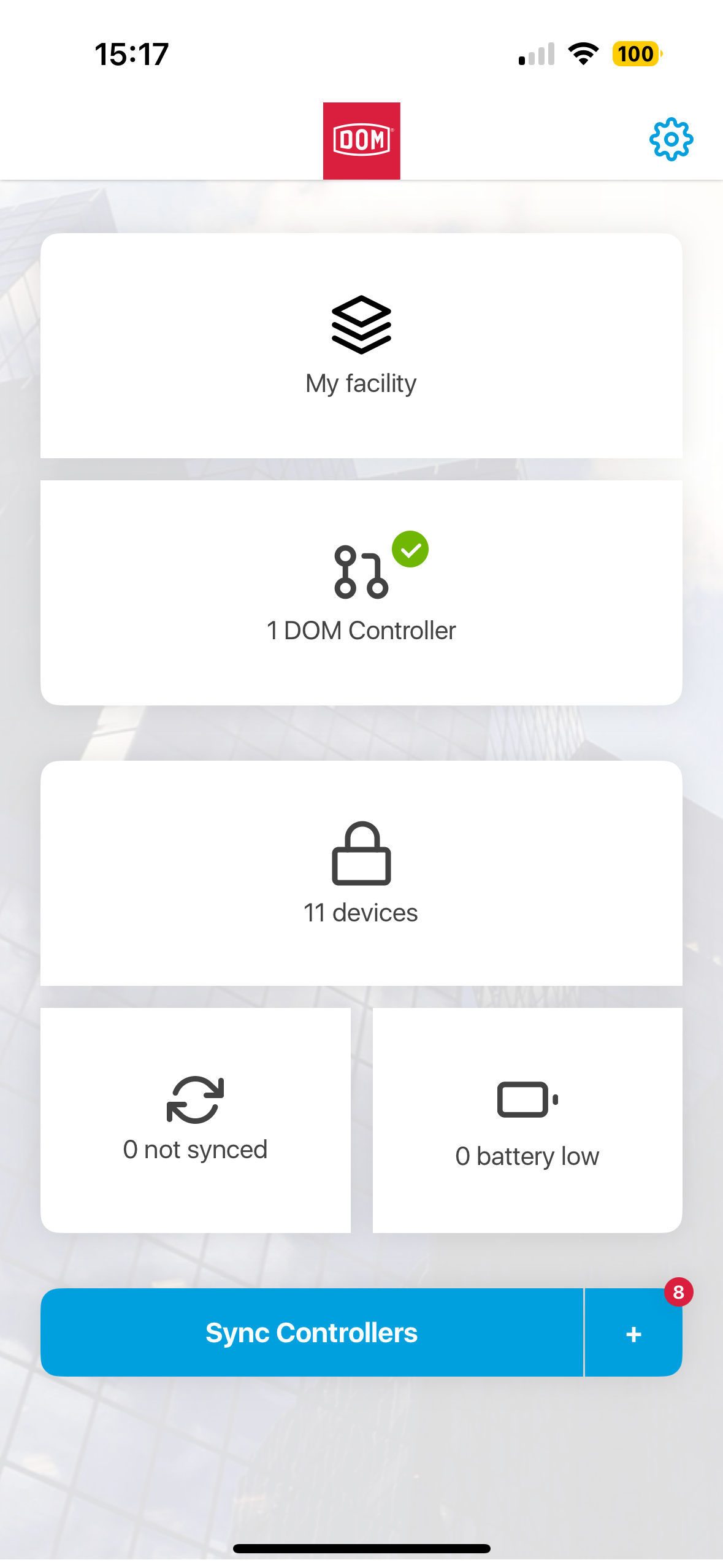 Device filter in DOM Service app