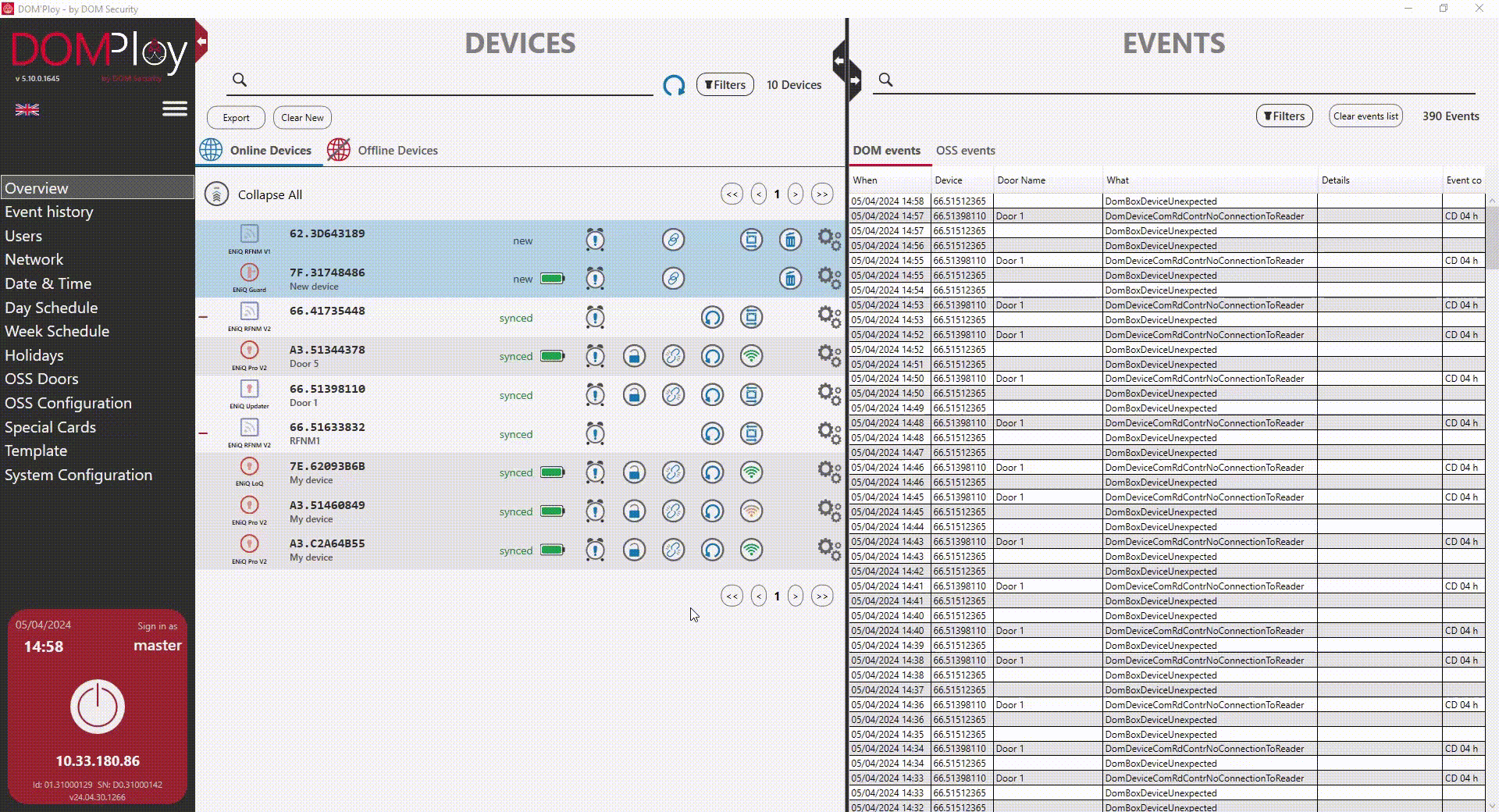 New devices in the routing panel