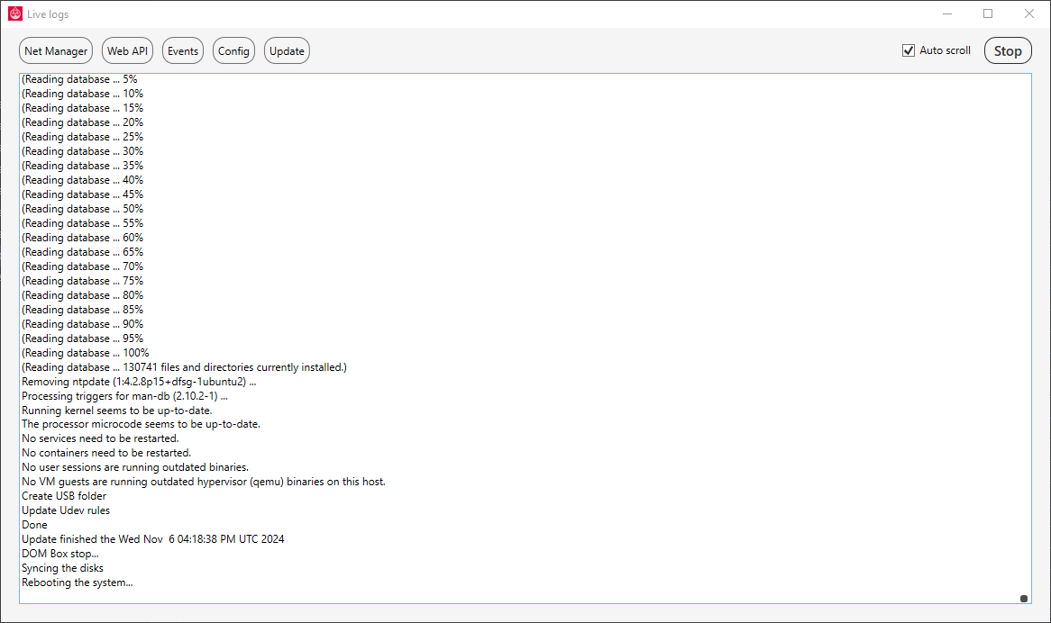 Log example