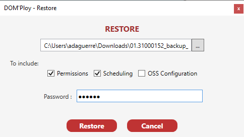 Restore