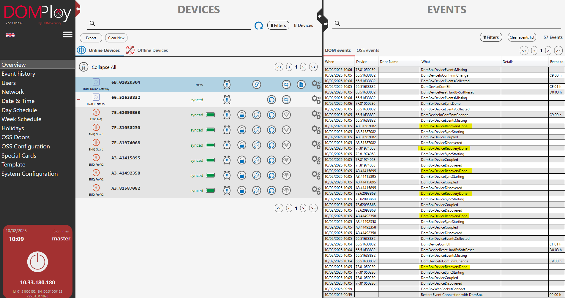 Device recovery system