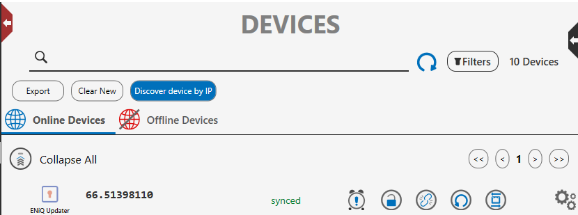 Discover devices via IP