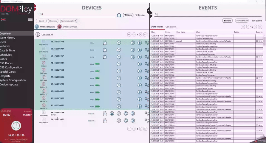 Name field for device, alternate view